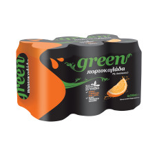 GREEN COLA Πορτοκαλάδα Κουτί (5+1) 330cc